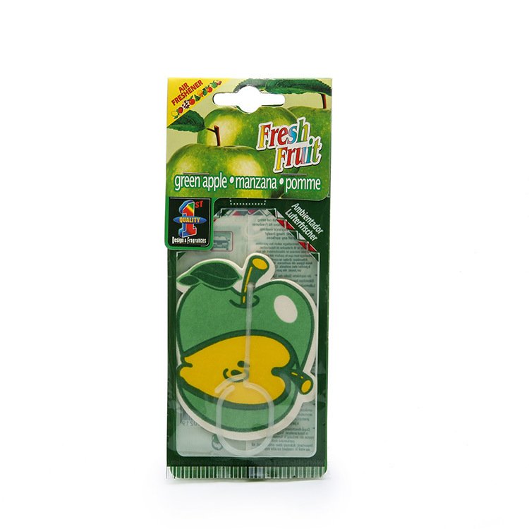 Fresh fruit wholesale promotion paper car air freshener hanging car