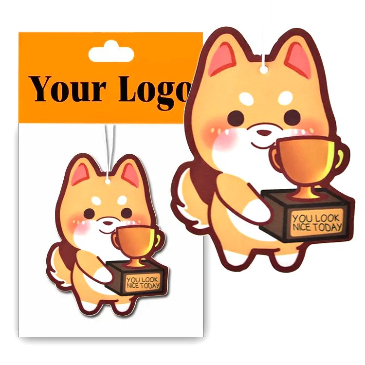 Customized Design Funny Hanging Air Freshener Custom Paper Car Air Freshener