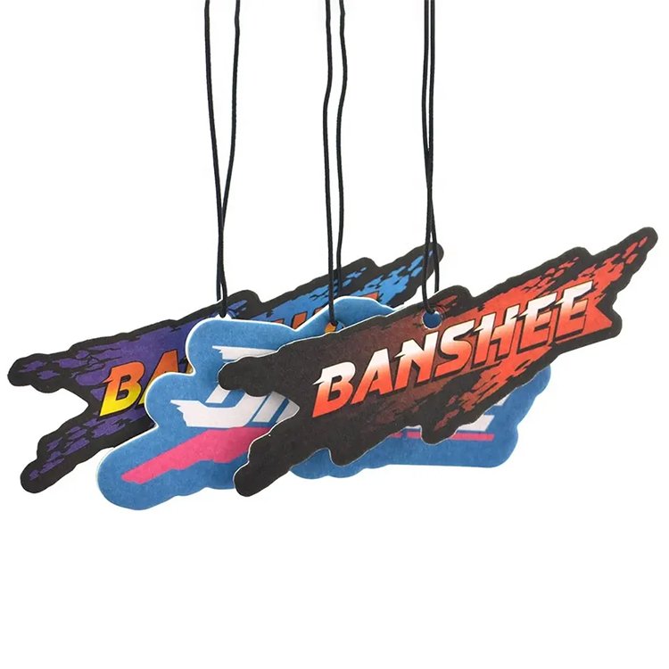 Customized Design Funny Hanging Air Freshener Custom Paper Car Air Freshener