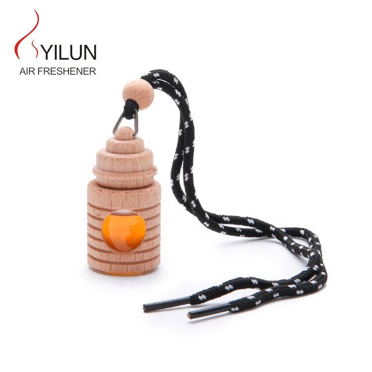 5ml 8ml 10ml Car Hang Customize Car Air Freshener Hanging Square Glass Bottle Air FreshenerS