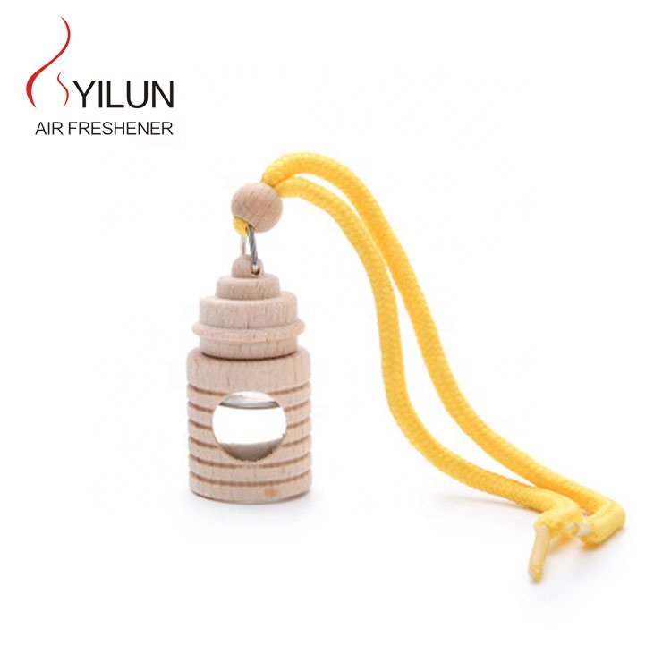 5ml 8ml 10ml Car Hang Customize Car Air Freshener Hanging Square Glass Bottle Air FreshenerS