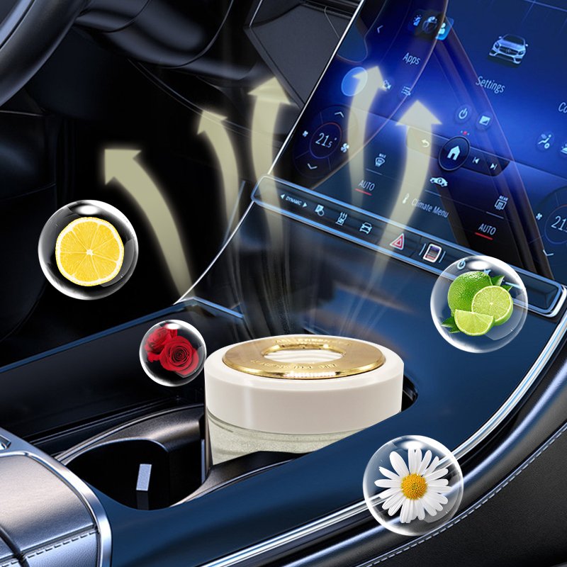 Aromatizante para carro car freshener designed perfume dashboard diffuser bottle oil car air freshener perfume for car interior