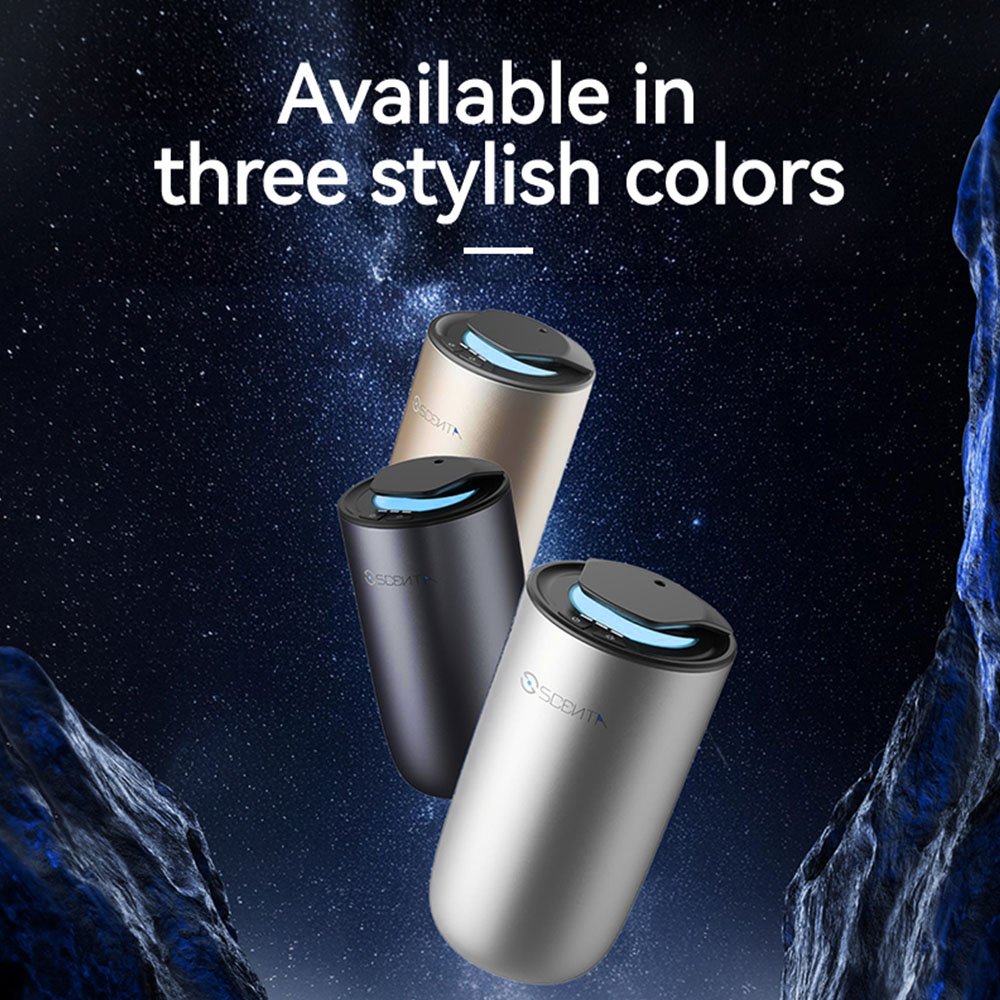 SCENTA Wholesale Smart Motion Sensor Premium Nano Aroma Diffuser in The Car,Wireless Natural Perfume for Car Smell Air Freshener