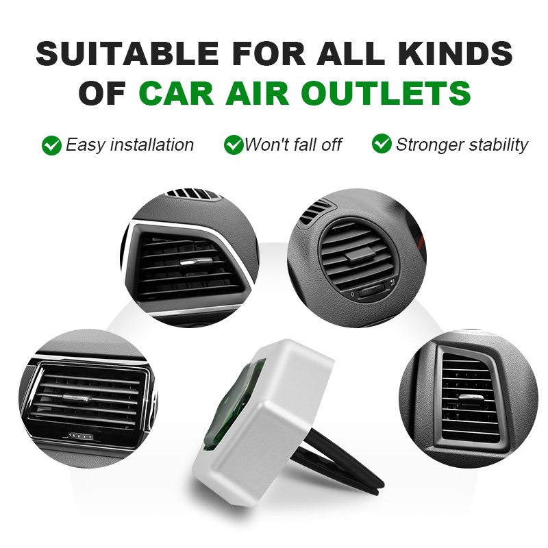 Personalized Designer Fragrance Oil Car Diffuser Car Air Freshener Vent Clip Aroma Diffusers For Cars Custom Air Freshener