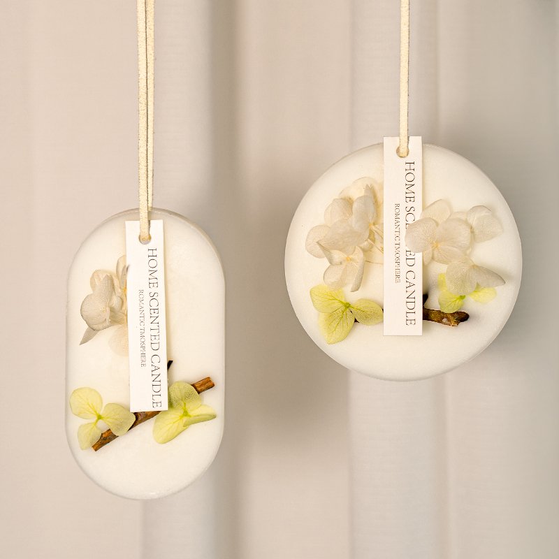 Home Hanging Type Organic Botanical Dried Flower Scented Wax Sachet Air Freshener