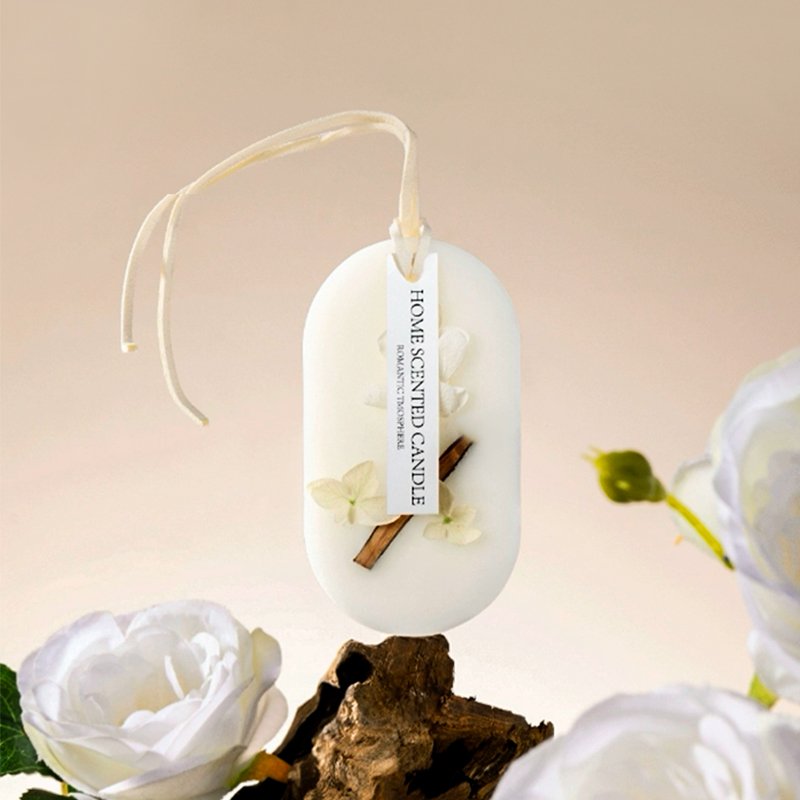 Home Hanging Type Organic Botanical Dried Flower Scented Wax Sachet Air Freshener