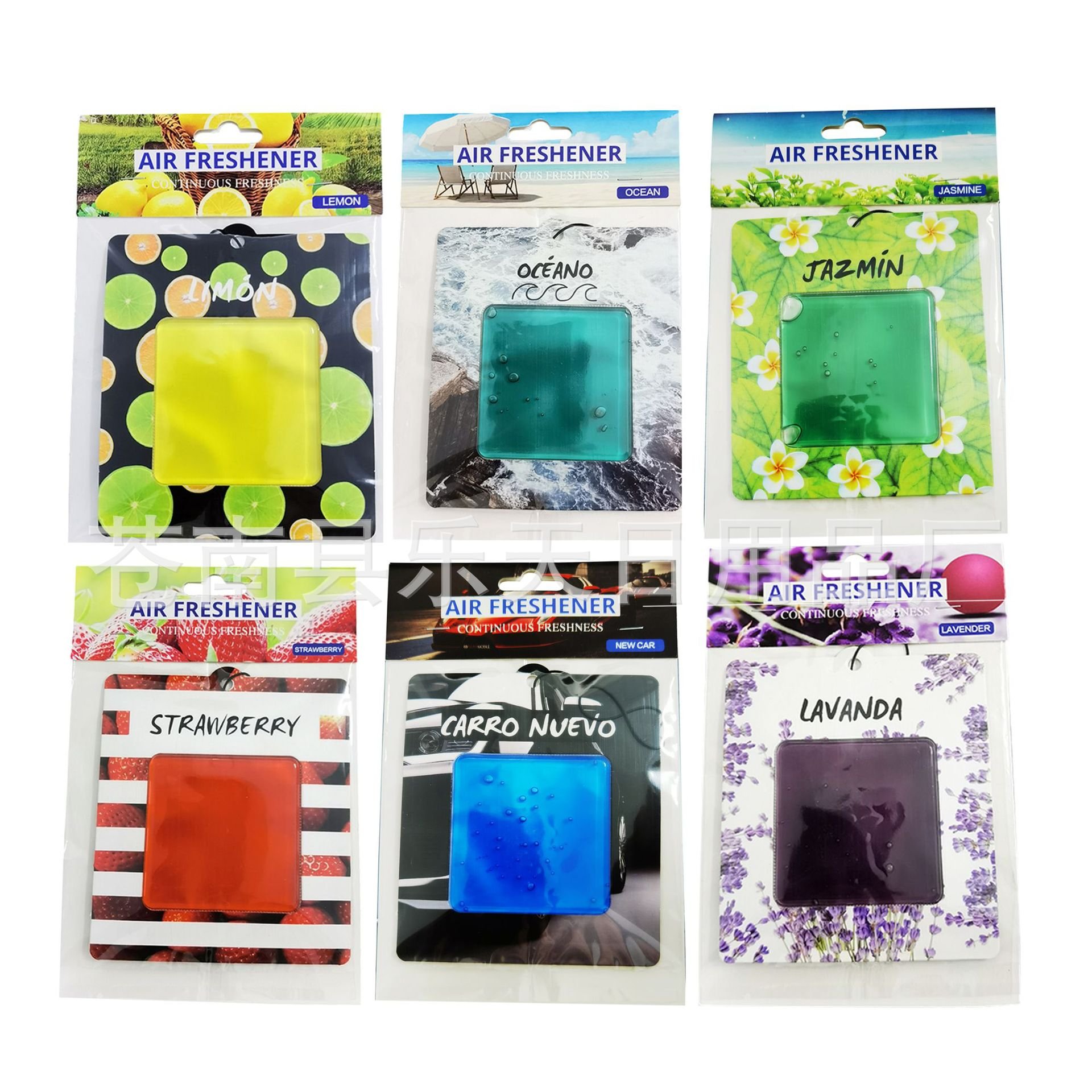 Factory Supplier Essential Oil Air Interior Decorations New Car Smell Freshener Bulk Scented Eva Car Vent Clip Diffusers