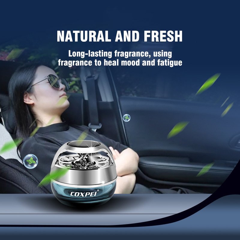 Solid Luxury Car Aromatherapy Perfume Solar Powered Air Freshener for Dashboard & Home Modern Liquid Interior Fragrance Console
