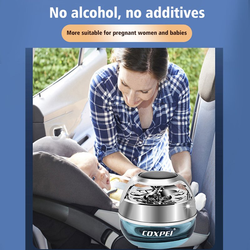 Solid Luxury Car Aromatherapy Perfume Solar Powered Air Freshener for Dashboard & Home Modern Liquid Interior Fragrance Console