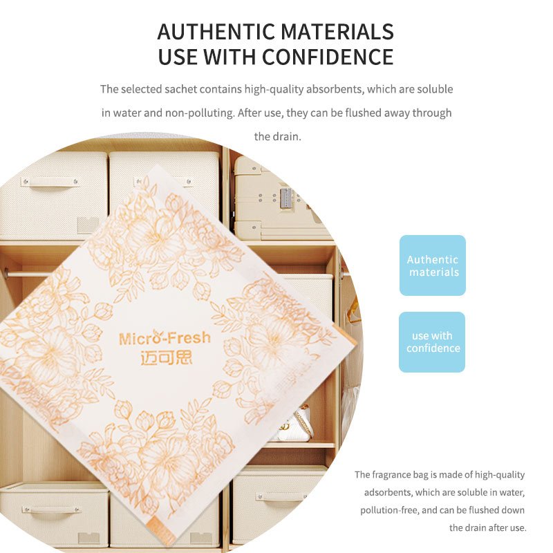 Wholesale custom home closet wardrobe clothes air freshener aroma fragrance scented sachet bag