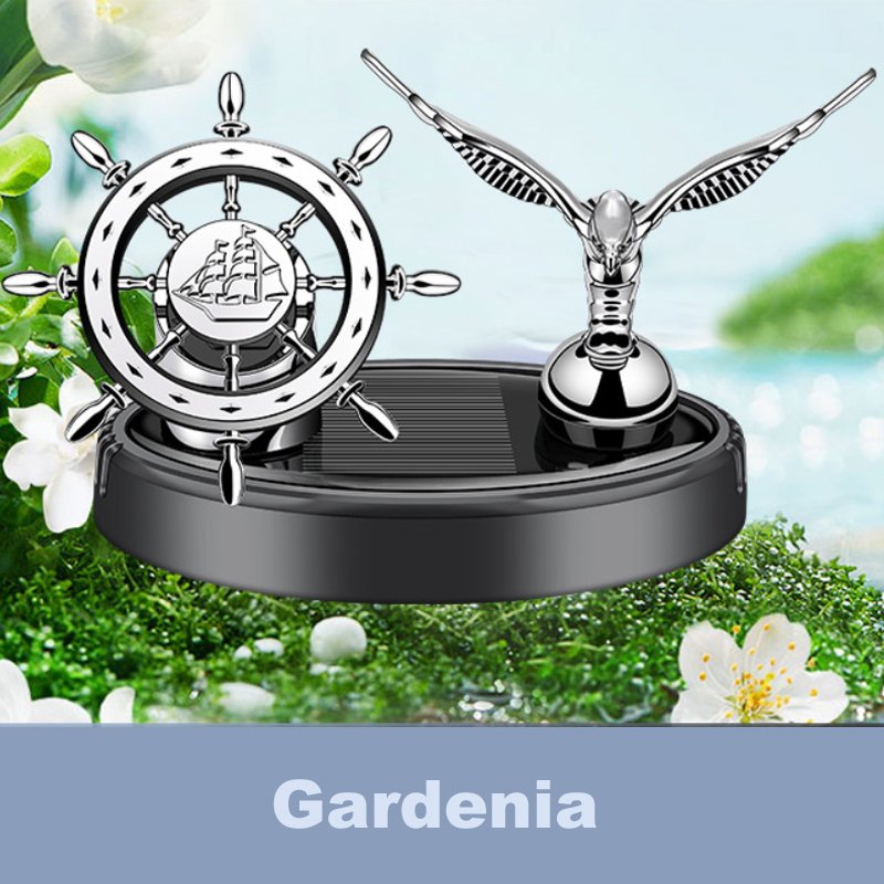 Car Freshener Solar Air Freshener Car Auto-Rotating Essential Oil Diffuser Dashboard Perfume Interior Car Accessories