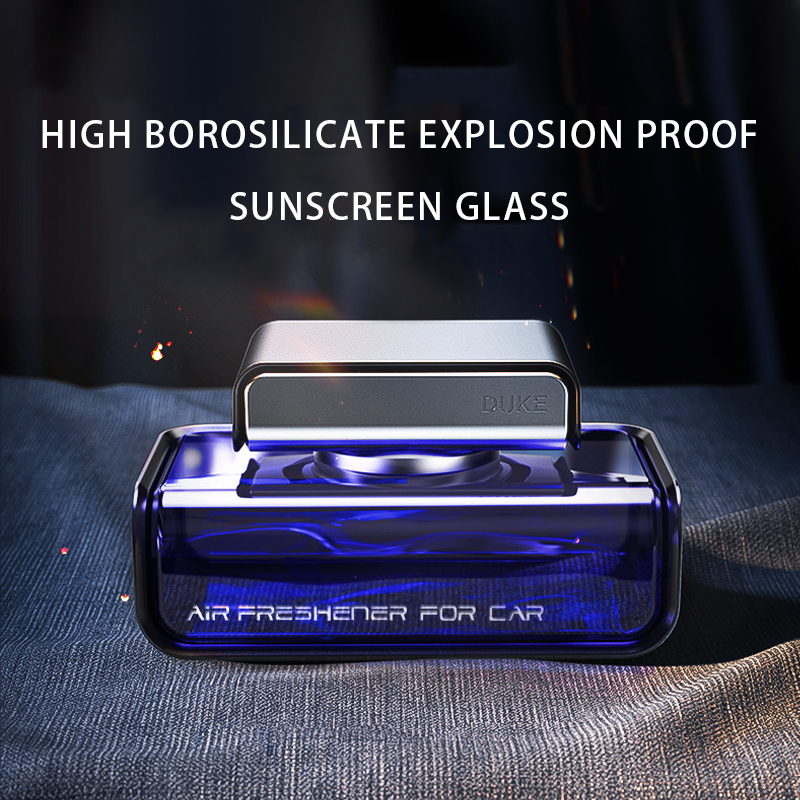 OEM/ODM 50ml large capacity luxury car glass empty bottle perfume diffuser car dashboard decoration accessories