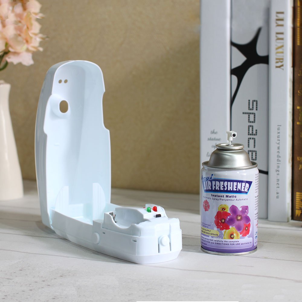 Wall Mounted timed 5min/15min/30min Aerosol Air Freshener Dispenser Automatic Spray Holder toilet fragrance sprayer