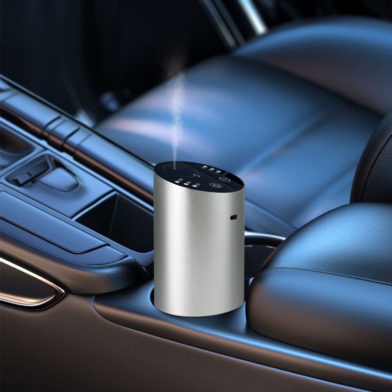 Electric Car Scent Diffuser Aroma Essential Oil Air Freshener Diffuser Machine Home Waterless Mini Portable Aroma Diffuser