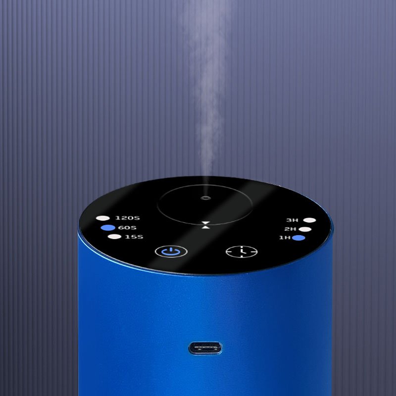 Electric Car Scent Diffuser Aroma Essential Oil Air Freshener Diffuser Machine Home Waterless Mini Portable Aroma Diffuser