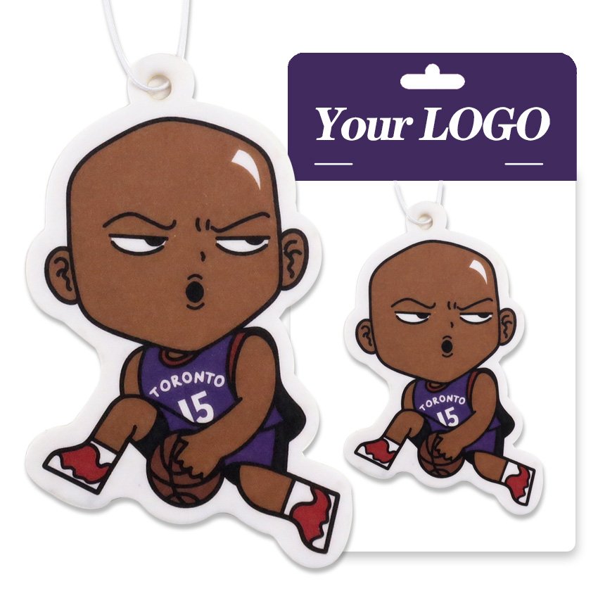china factory custom printed record player football teams car air freshener