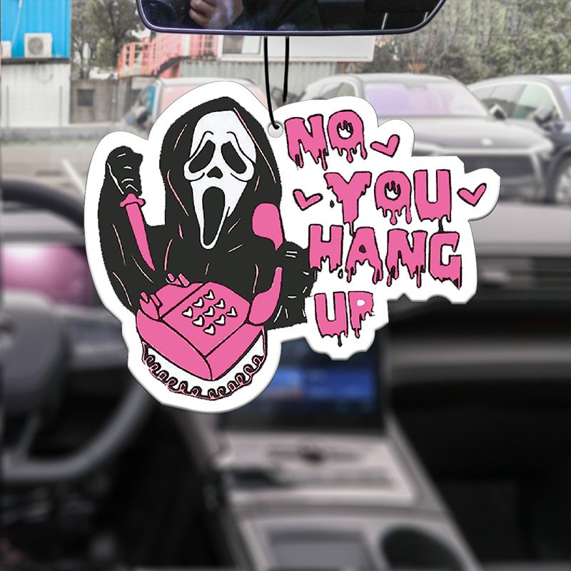 Top Fashionable New Halloween Style Ghost Festival Decoration Custom Cartoon Design Car Air Freshener