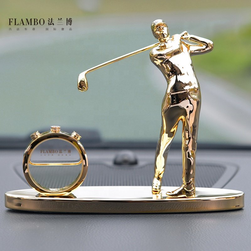 Wholesale Golf Design Custom Car Dashboard Gift Air Perfume Luxury Smell Scent Fragrance Diffuser Fresheners * For Car Freshener