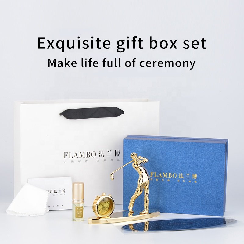 Wholesale Golf Design Custom Car Dashboard Gift Air Perfume Luxury Smell Scent Fragrance Diffuser Fresheners * For Car Freshener