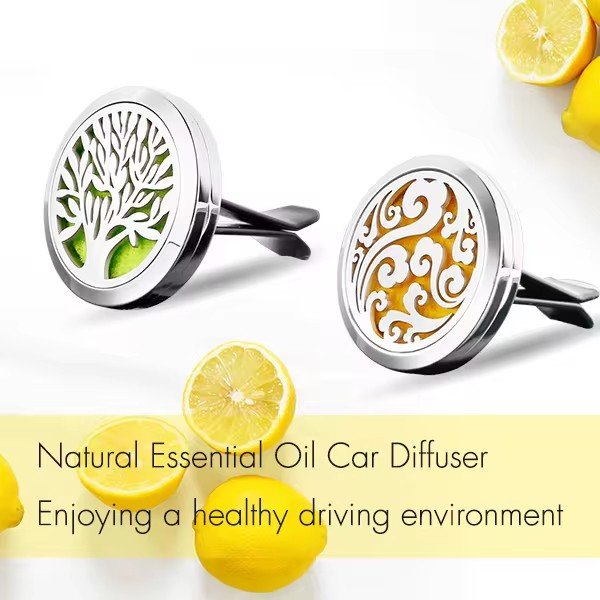 New design Jewelry Pendant Essential Oil Diffuser Stainless Steel Locket With Vent Clip For Aromatherapy
