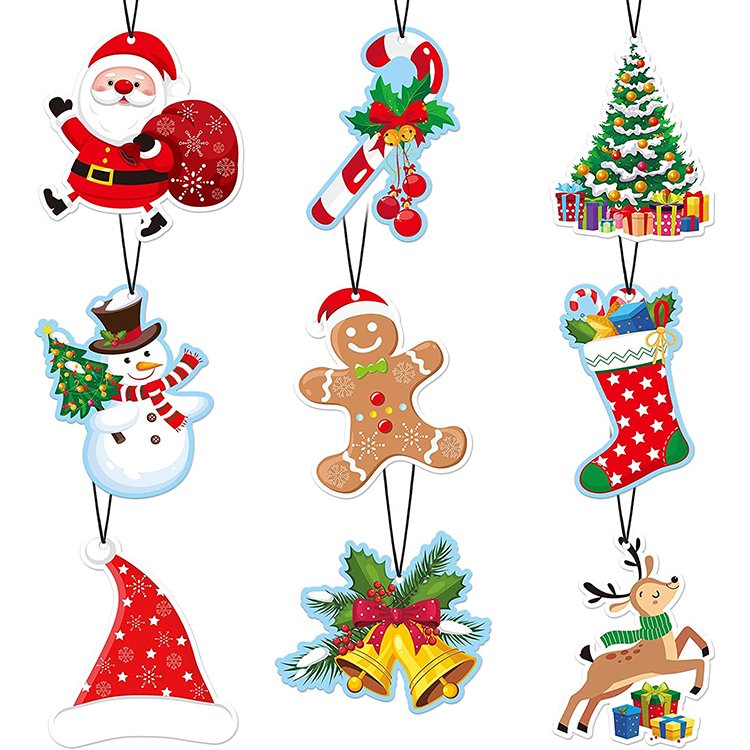 Custom logo felt material blank car air freshener blank air freshener Custom Car paper Air Freshener