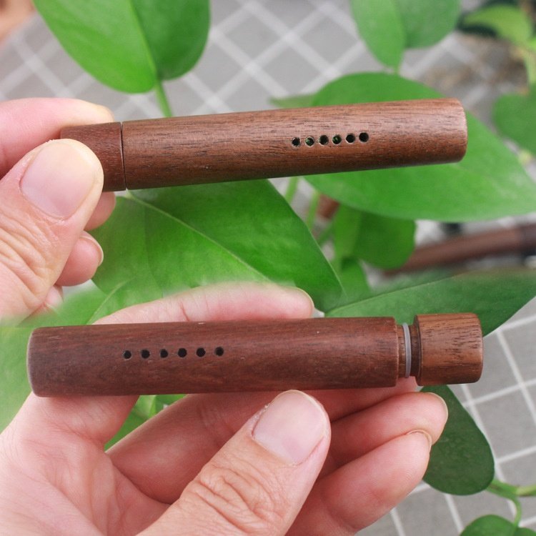 Black Walnut Maple Car Freshener Wood Aroma Car Air Vent Wooden Hanging Pefumer Aromatherapy Diffuser Wood Clip