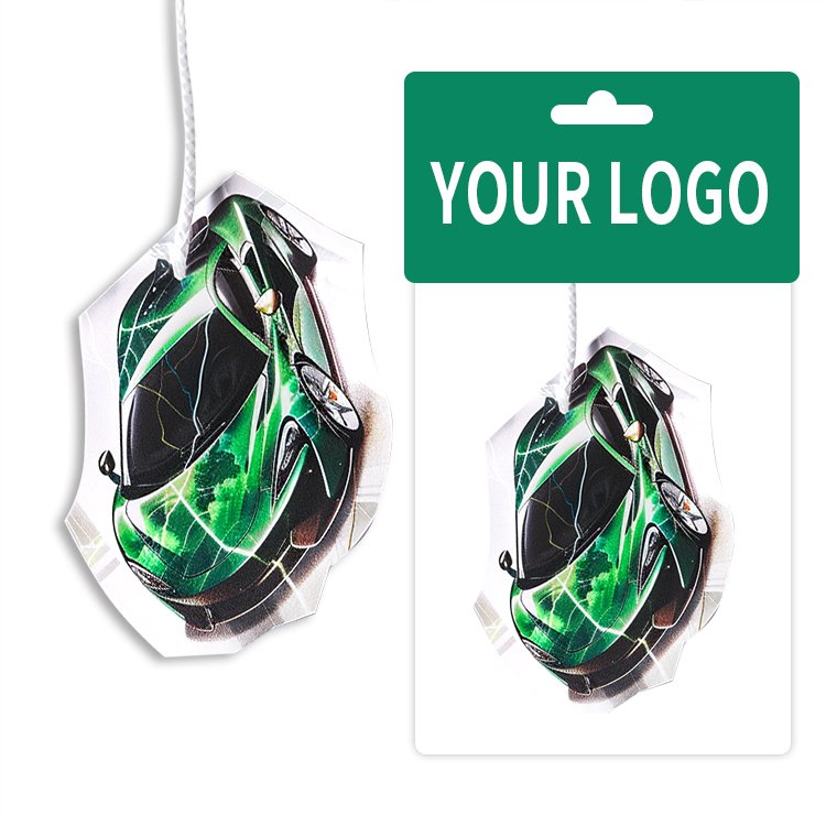 Air fresheners car custom logo hanging wholesale car fresheners rear view mirror car air freshener