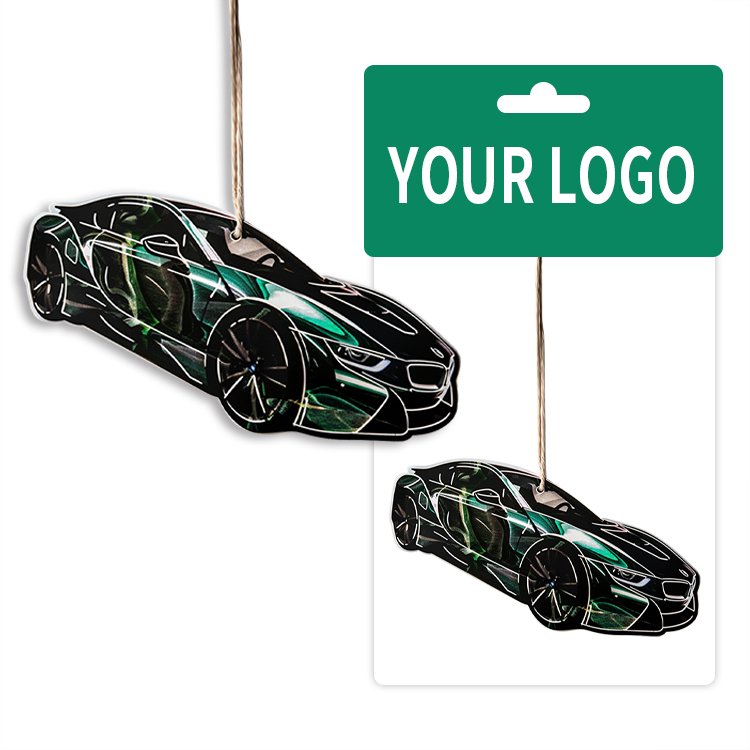 Air fresheners car custom logo hanging wholesale car fresheners rear view mirror car air freshener