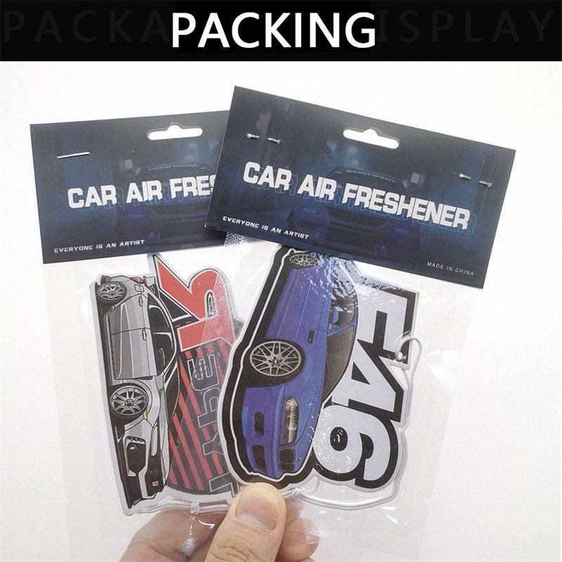 YYX 100+ Designs Good Smell Fragrance Car Hanging Paper Car Air Freshener