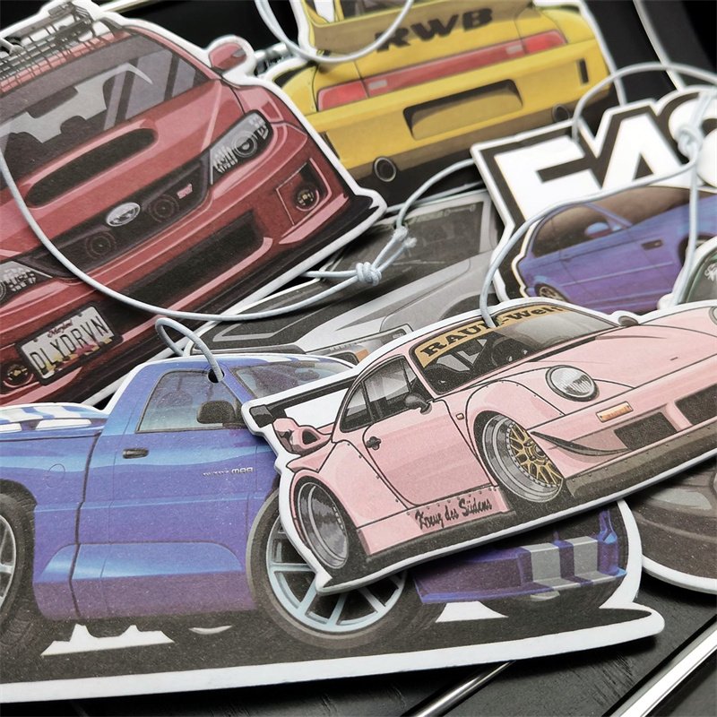 YYX 100+ Designs Good Smell Fragrance Car Hanging Paper Car Air Freshener