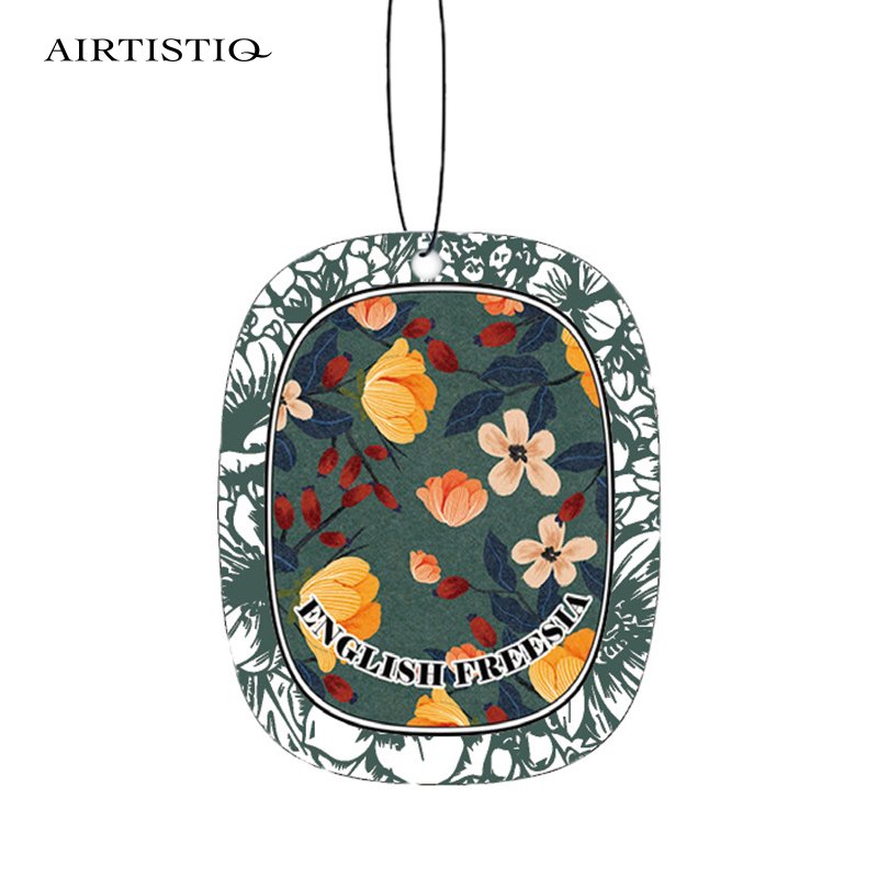 Customized promotional fragrance manufacturers paper car scent air freshener