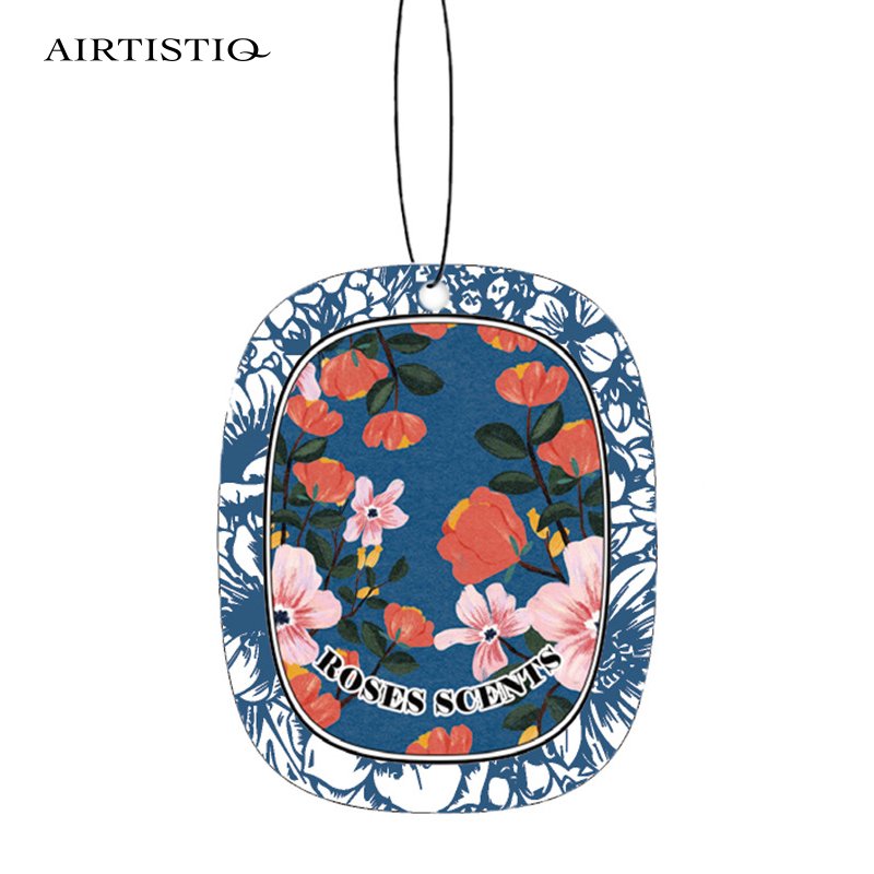 Customized promotional fragrance manufacturers paper car scent air freshener