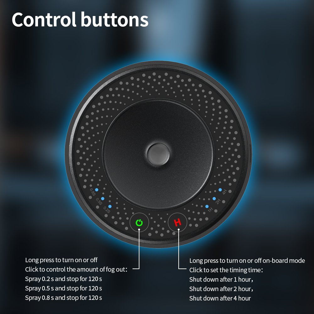 Portable Home Electric Mini Aromatherapy Scent Cordless Essential Oil Car Aroma Waterless Diffuser Machine