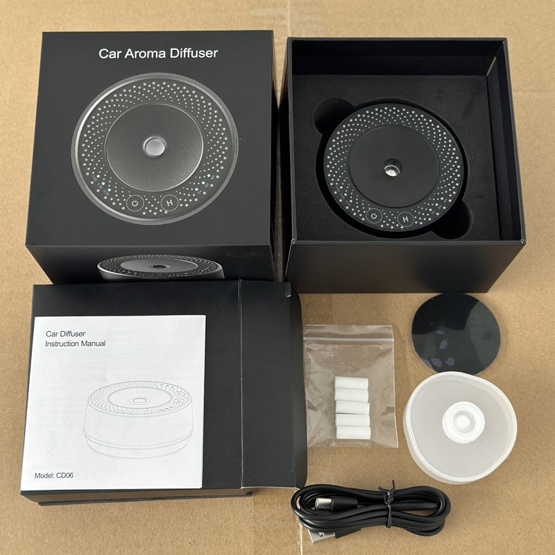 Portable Home Electric Mini Aromatherapy Scent Cordless Essential Oil Car Aroma Waterless Diffuser Machine