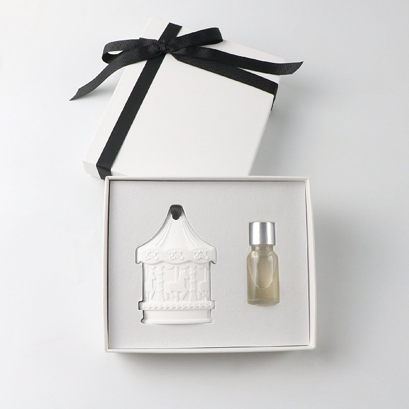 Customized Newborn Gift Fragrance Pendant Scented Ceramic Aroma Stone Diffuser Air Freshener Decoration Home Car