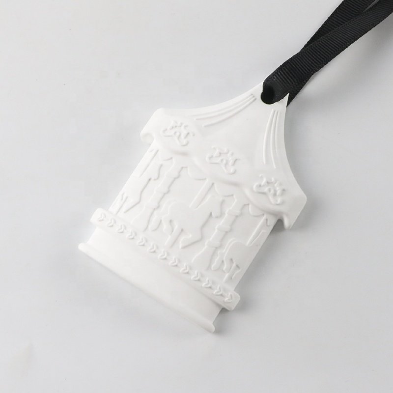 Customized Newborn Gift Fragrance Pendant Scented Ceramic Aroma Stone Diffuser Air Freshener Decoration Home Car