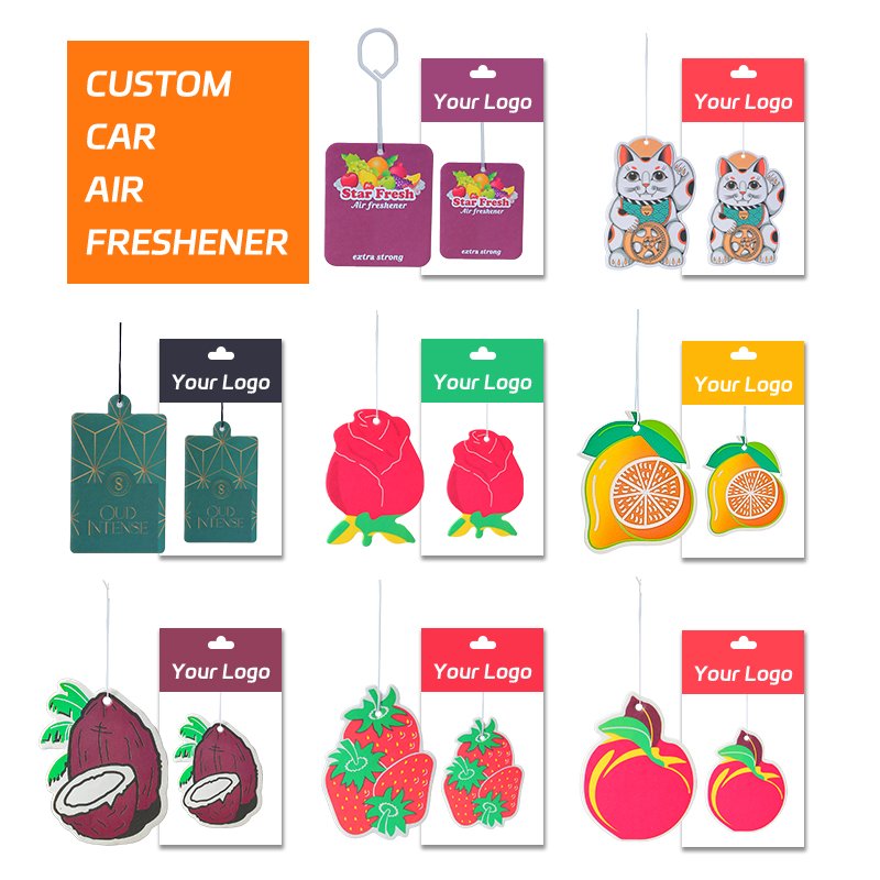 Custom Car Accessories Air Freshener Perfume Hanging 3D Car Scents Air Freshener