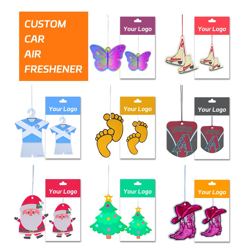 Custom Car Accessories Air Freshener Perfume Hanging 3D Car Scents Air Freshener
