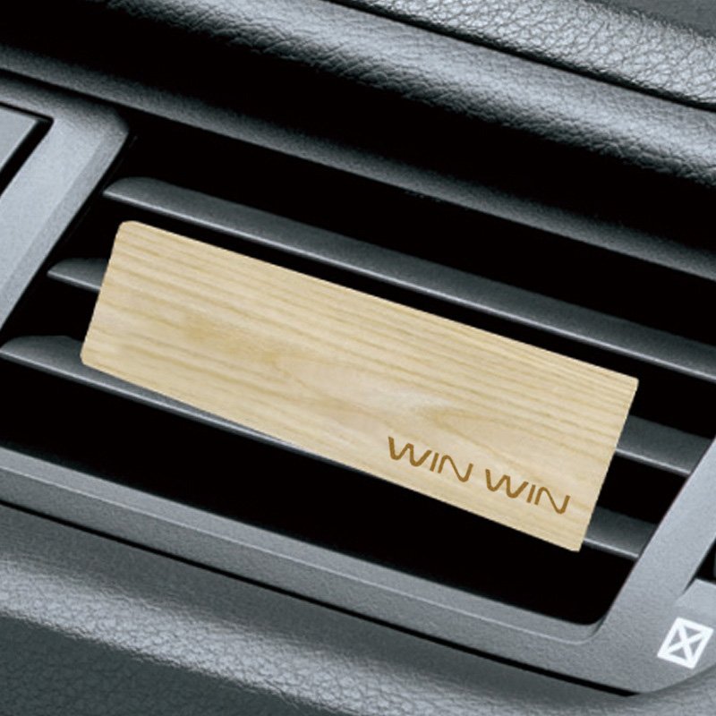 Simple Design Style Wooden Car Air Freshener Mini Car Vent Aroma Diffuser