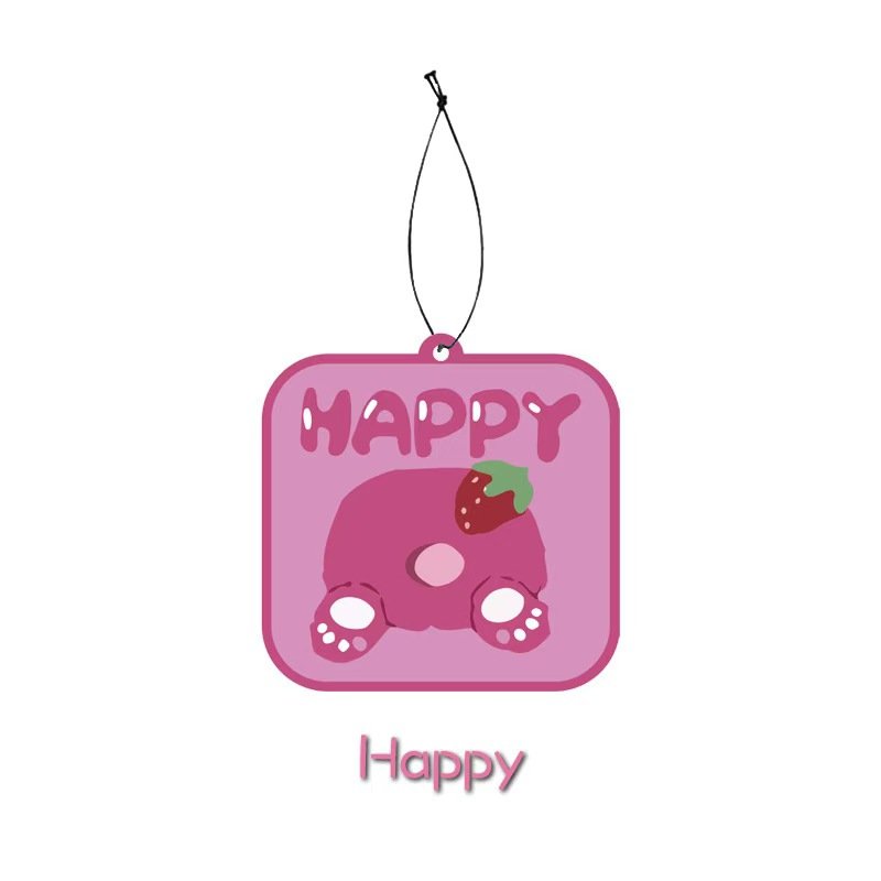 Customizable Cool Cartoon Animal-Style Car Air Freshener Cold Suspension Aromatherapy with Vacuum Packaging in Box