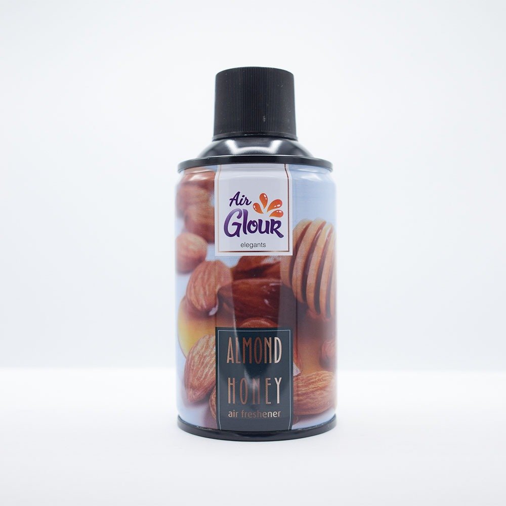 Private Label 250ml Air Glour Air Freshener Almond Honey Pattern Spray for Car Home Office & Hotel Made in Turkey