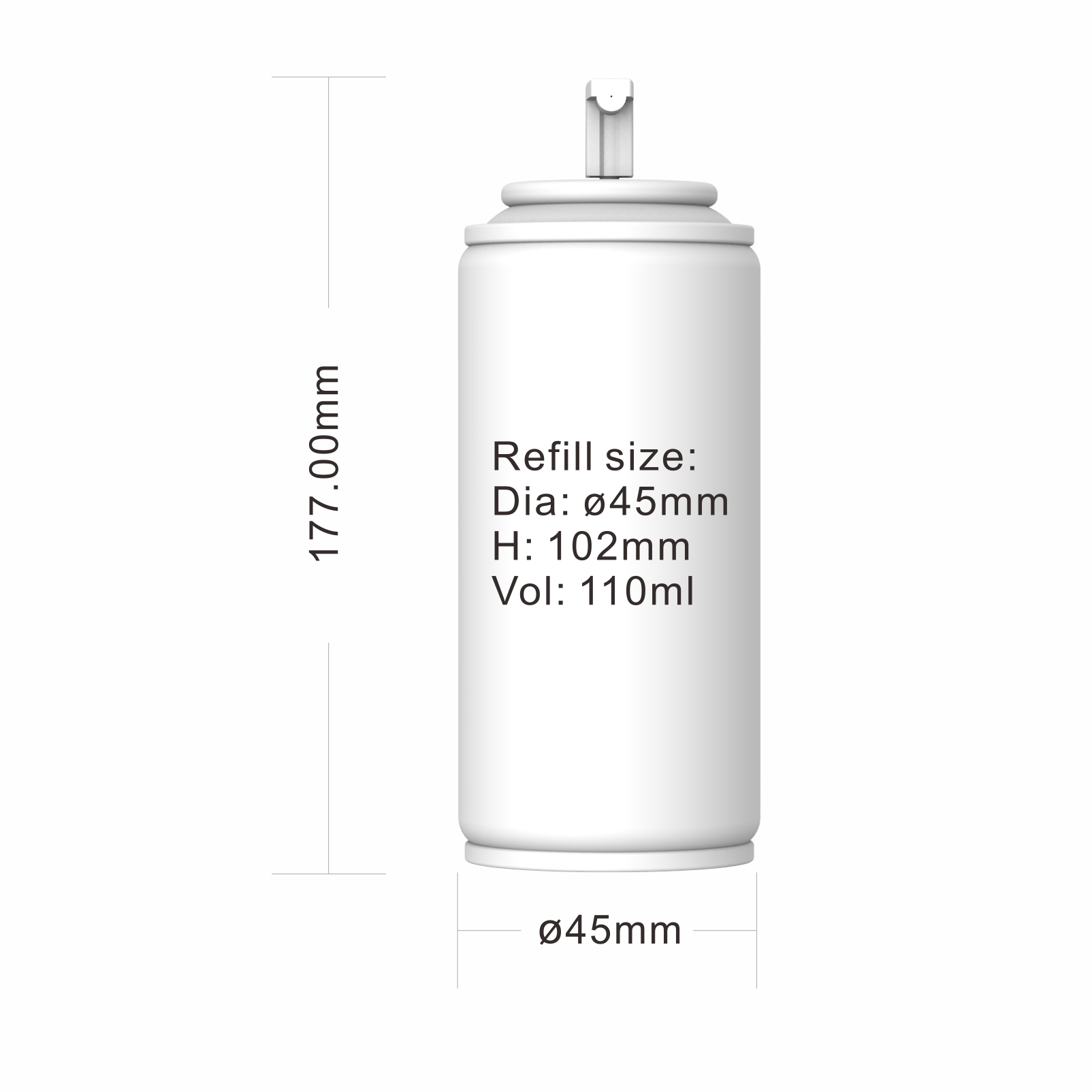 110ml Refill Aerosol Dispenser /Aroma Diffuser Fragrance Diffuse