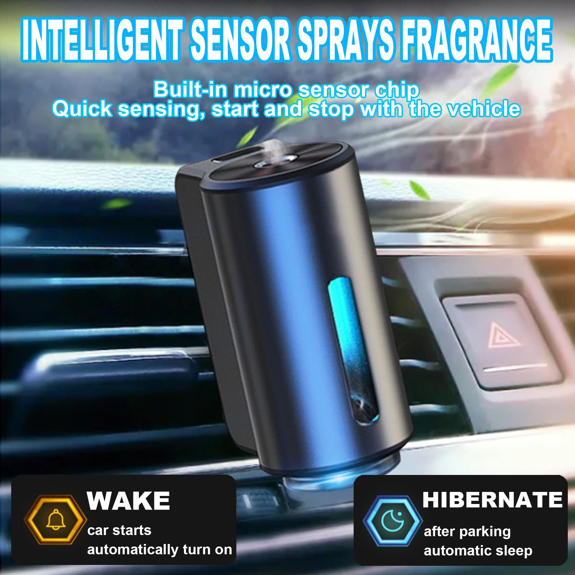 difusores de aromas profecional Rechargeable Car Aroma Diffuser Smart Car Air Freshener Diffuser