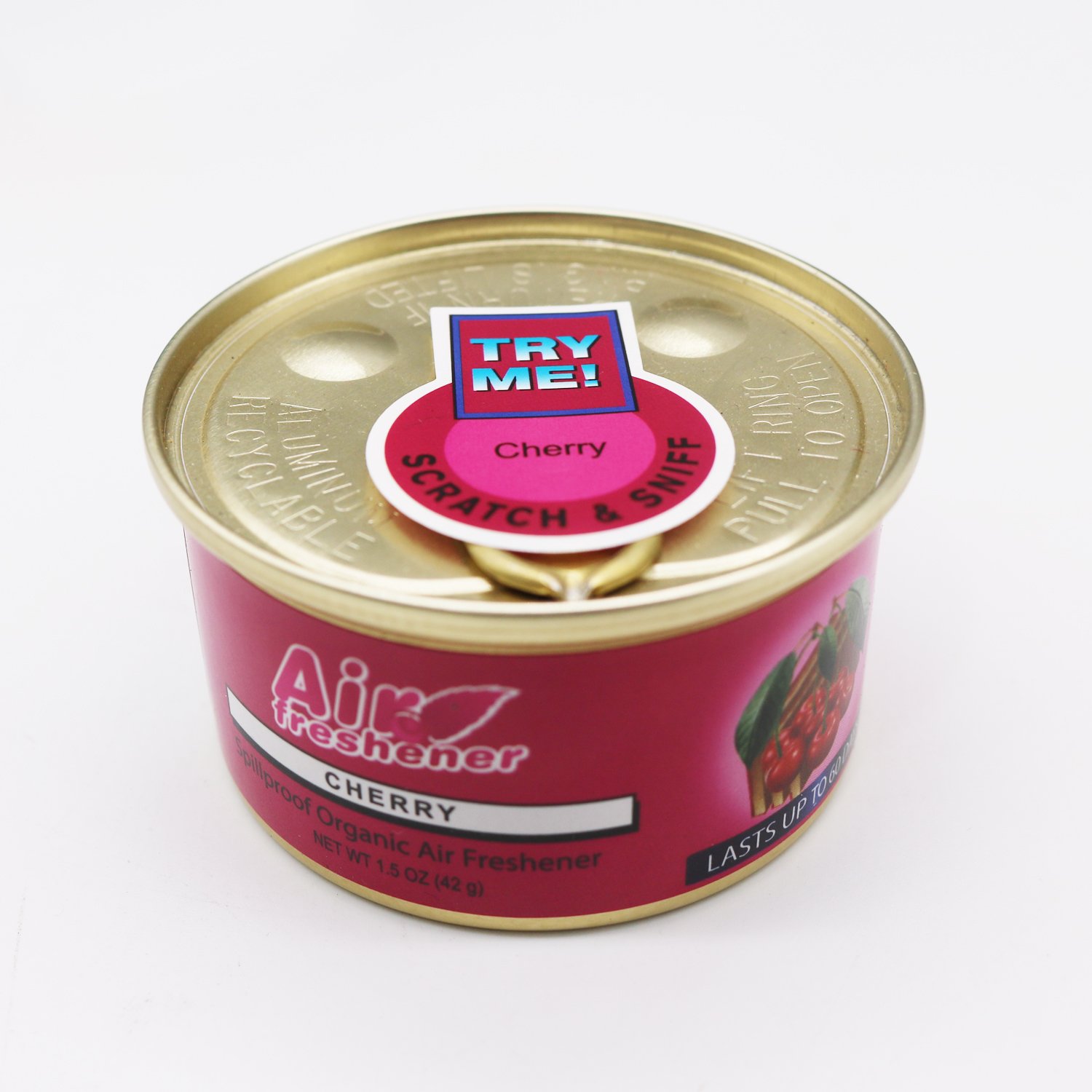Long Lasting Car Perfume Wooden Fiber Can Bathroom Air Freshener Fragrance Diffuser Cherry Scent