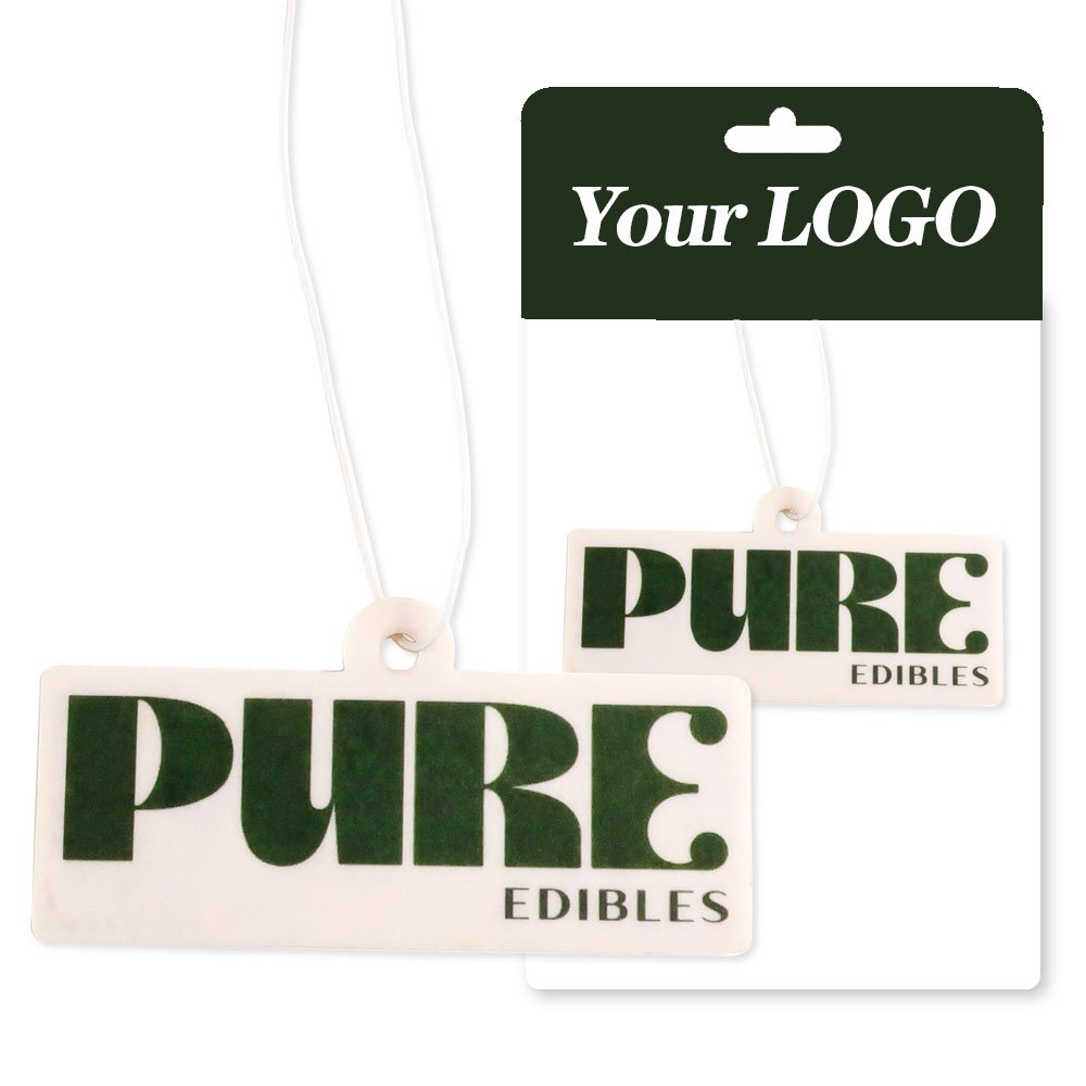 Custom car Air Freshener Natural scented company logo paper Auto Hanging Vanilla perfume fragrance car accessories interior