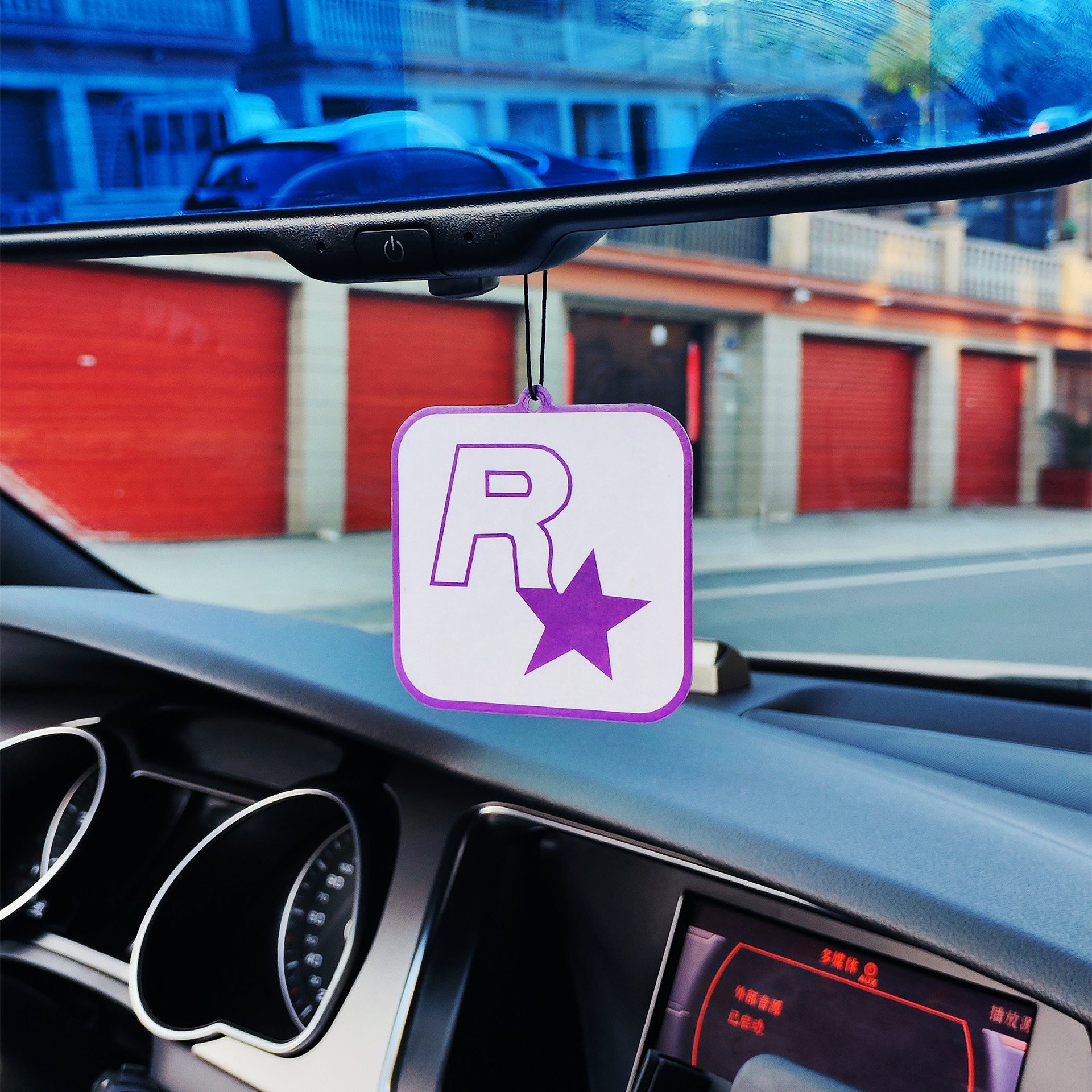 High quality custom air freshener Car Perfume Hanging Freshener Paper Tree logo Different scents car air freshener