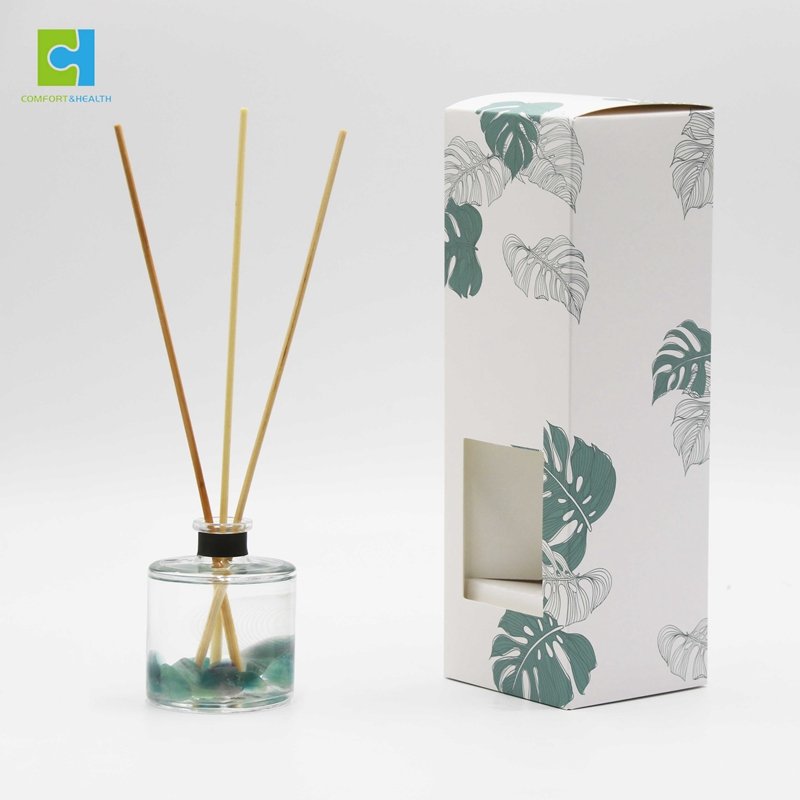 Color Flameless Essential Oil Reed Diffuser Bottle Luxury Crystal Reed Diffuser Incense Air Freshener Diffuser