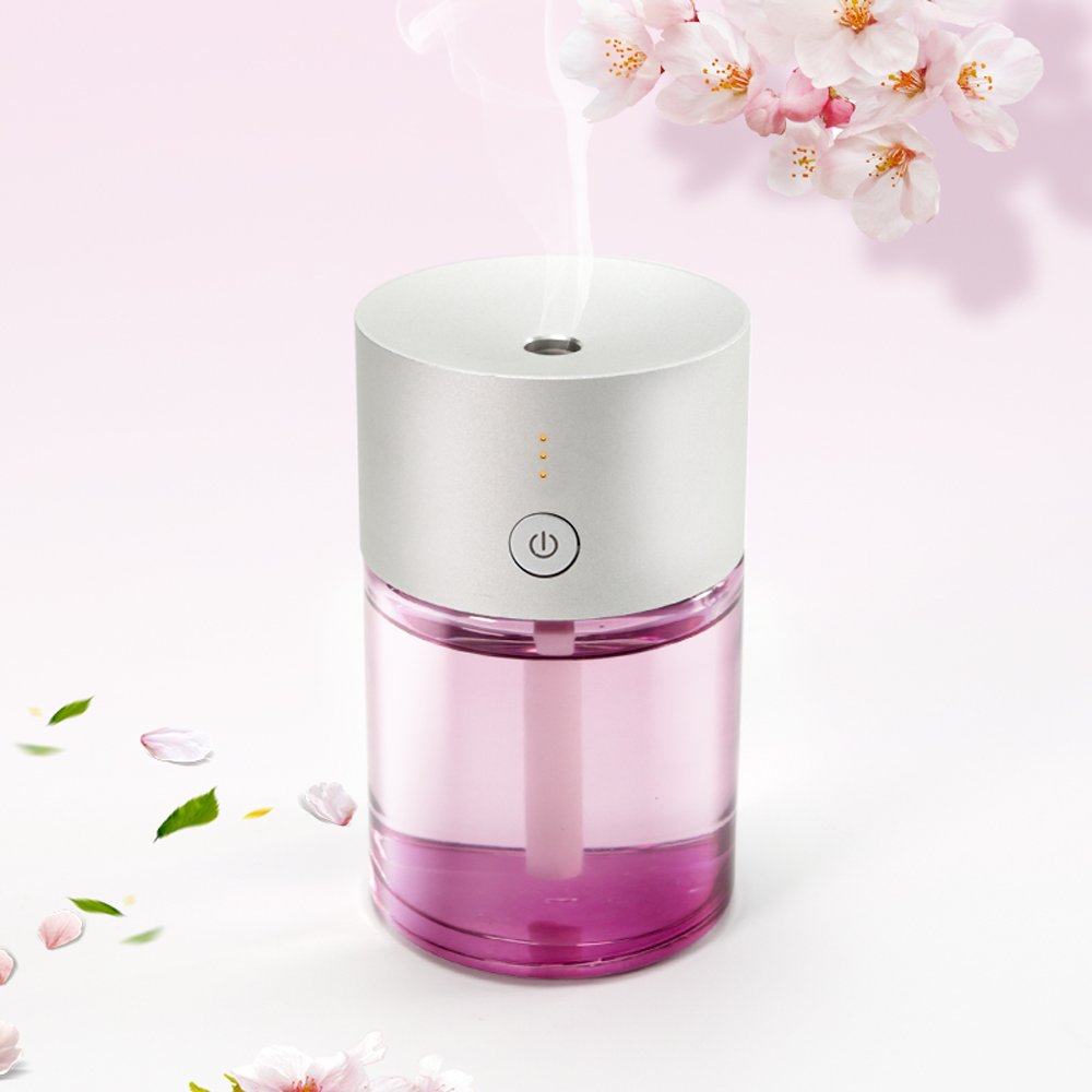 SCENTA 2020 New Car Air Freshener Aromatherapy Essential Oil Diffuser,Ultrasonic Rechargeable Car Aroma Perfume Difuser