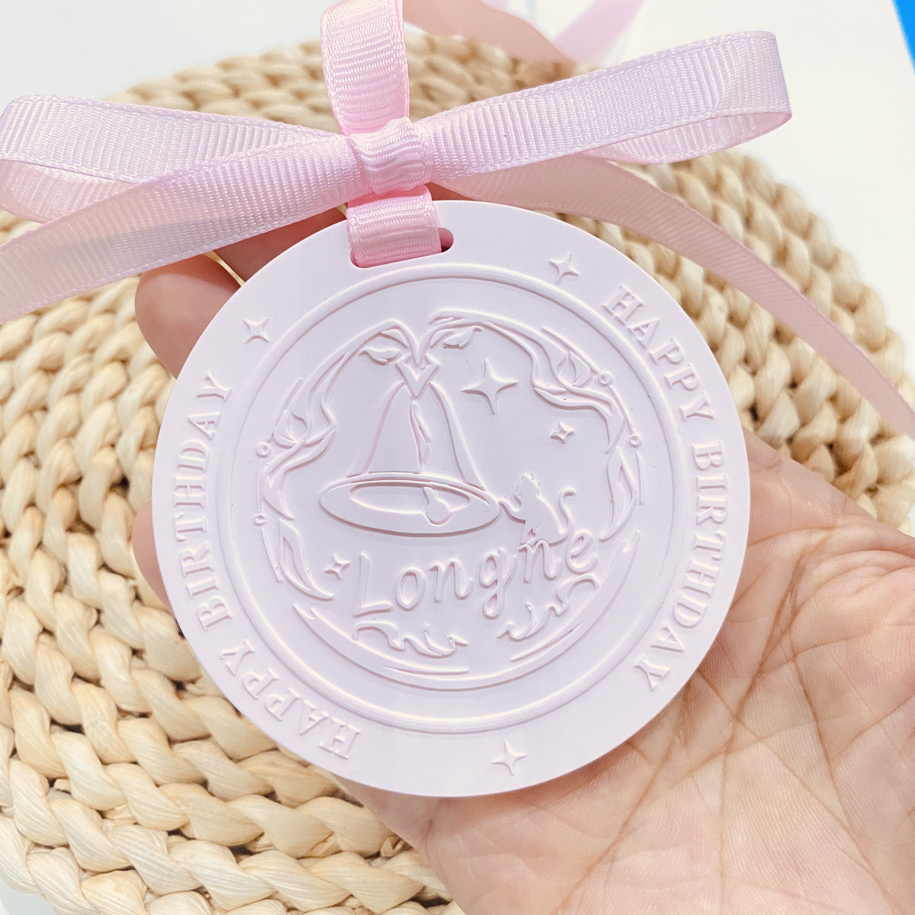 LOGO Customized Home Car Decoration Air Freshener Hanging Scented Ceramic Stone Fragrance Aroma Oil Diffuser