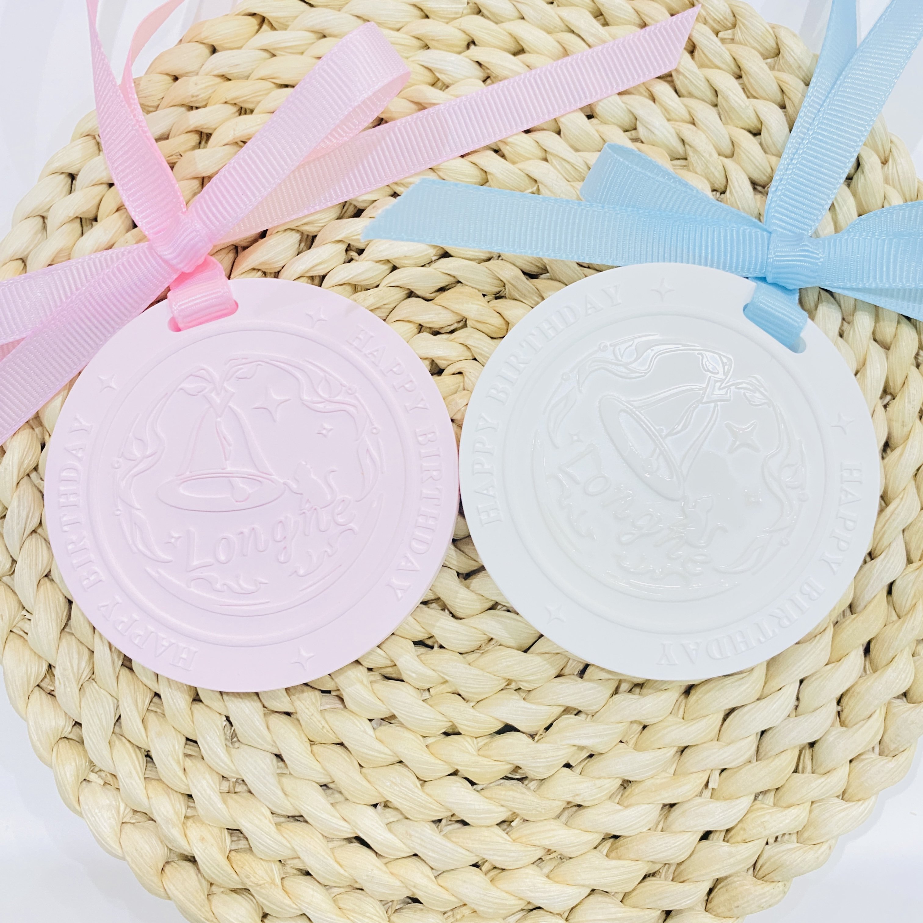 LOGO Customized Home Car Decoration Air Freshener Hanging Scented Ceramic Stone Fragrance Aroma Oil Diffuser